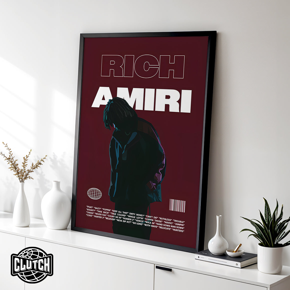 Rich Amiri 'Focus' Red Poster