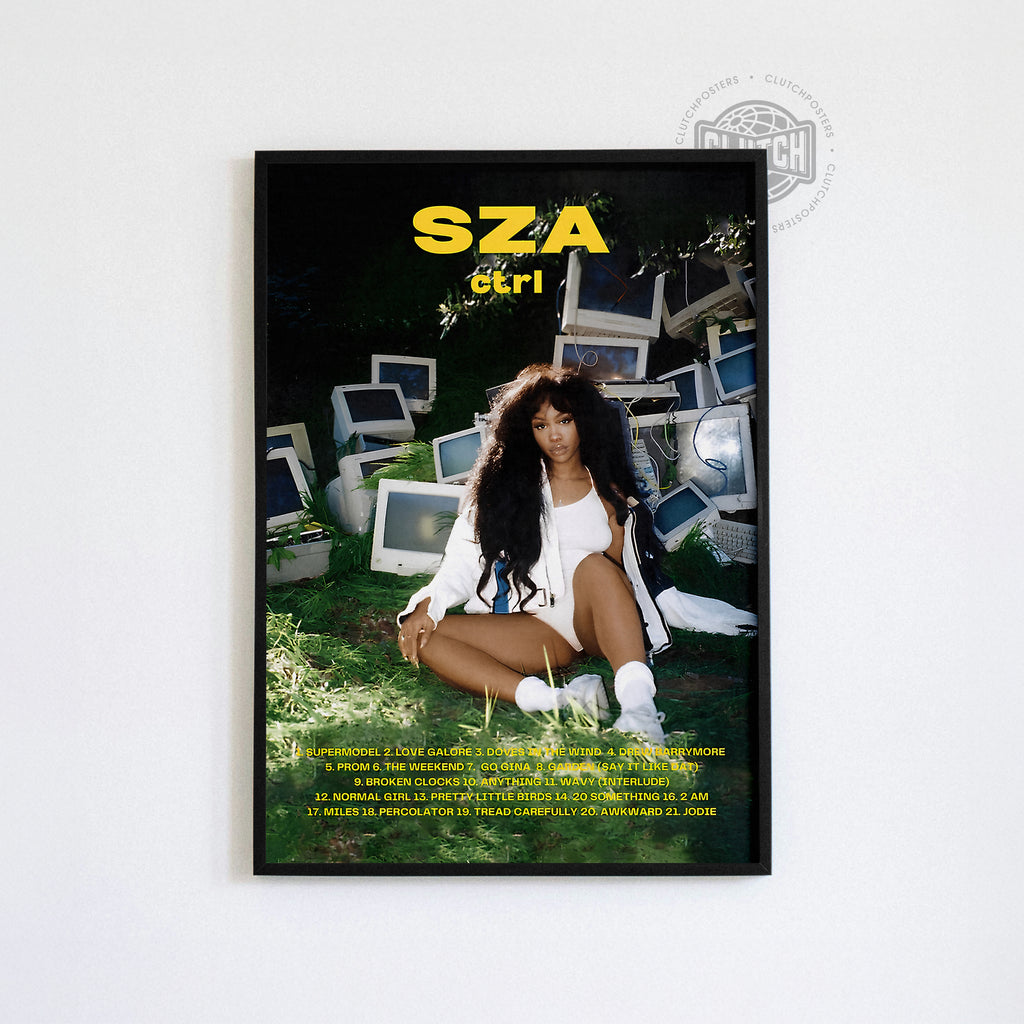 SZA 'CTRL' Tracklist Poster