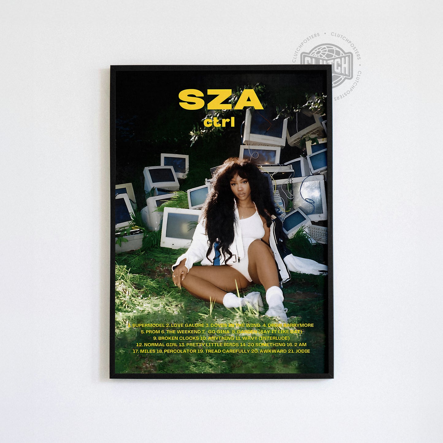 SZA 'CTRL' Tracklist Poster
