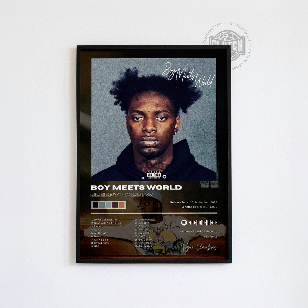 Sleepy Hallow 'Boy Meets World' Album Poster