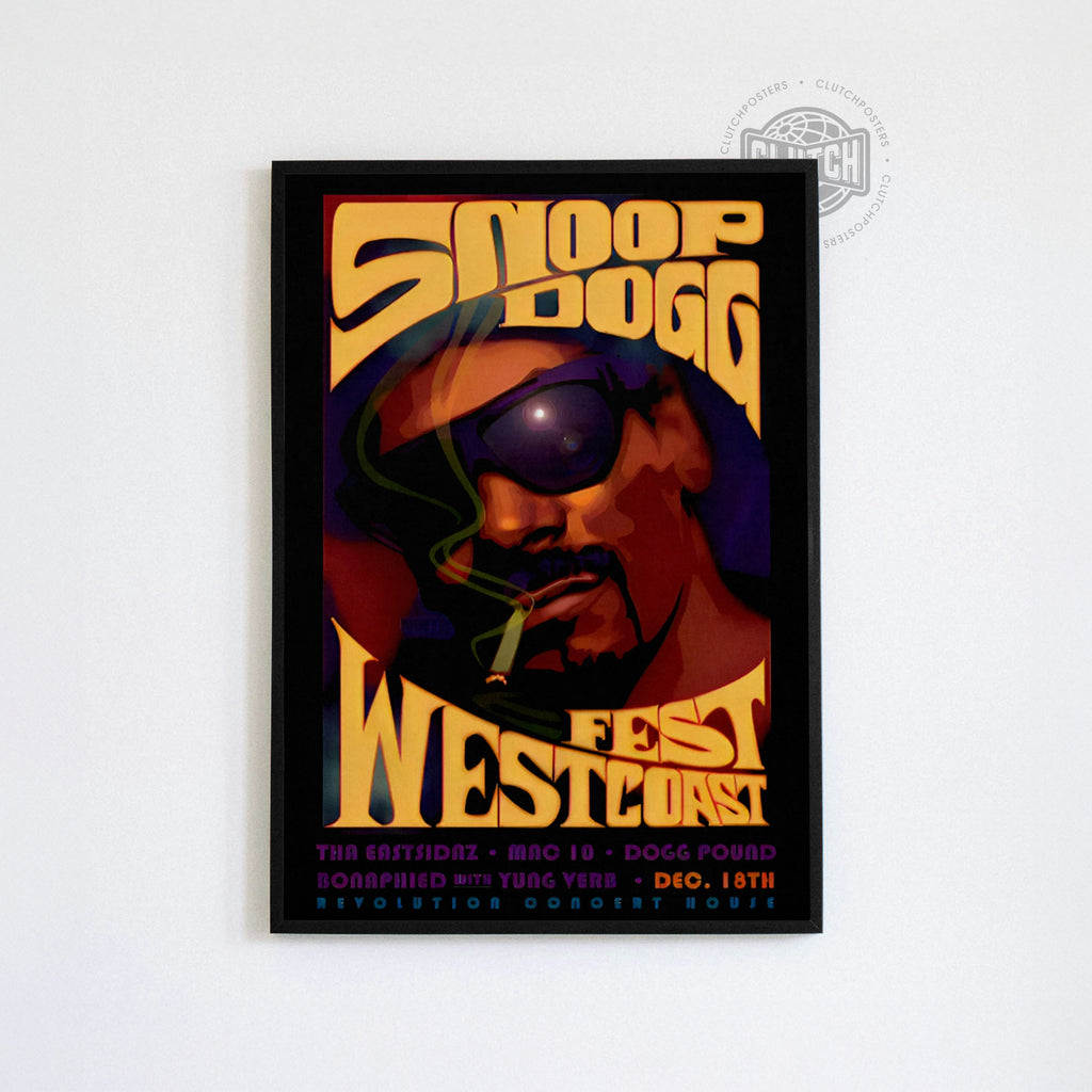 Snoop Dogg Illustrative Poster