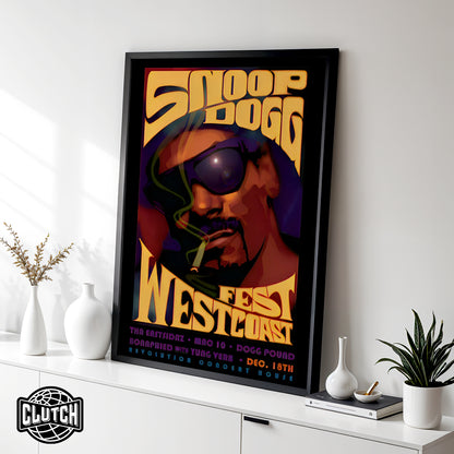 Snoop Dogg Illustrative Poster