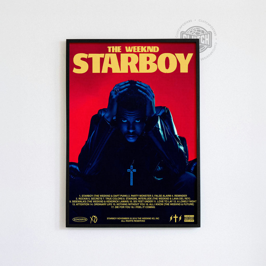 The Weeknd 'Starboy' Poster