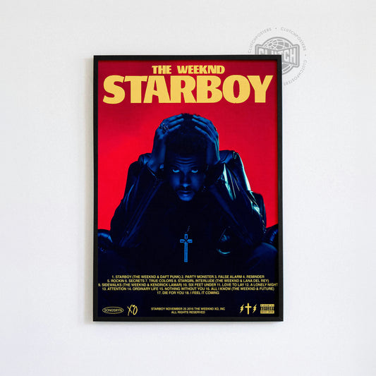 The Weeknd 'Starboy' Poster