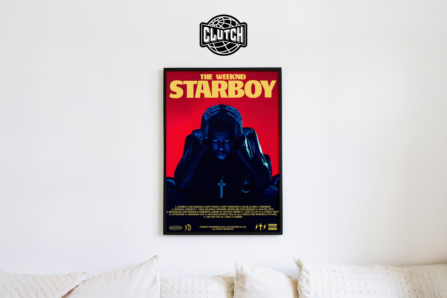 The Weeknd 'Starboy' Poster