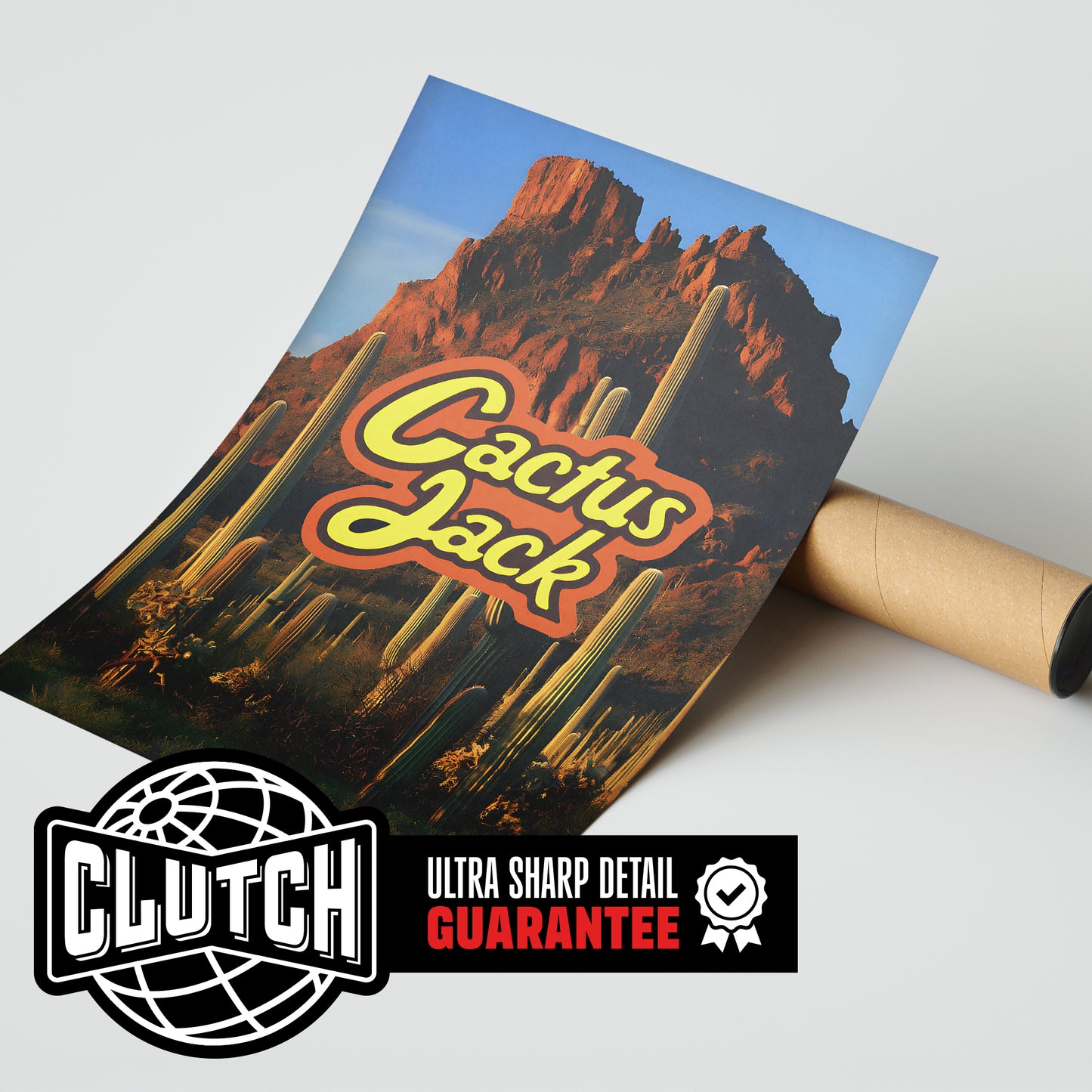 Cactus Jack Mountains Poster