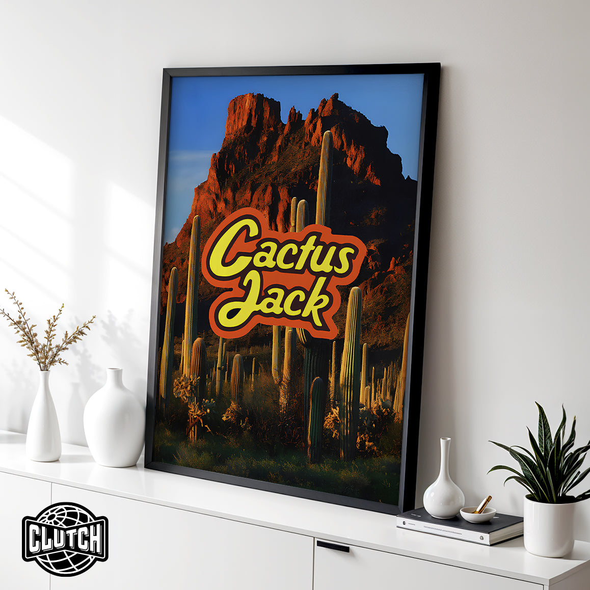 Cactus Jack Mountains Poster
