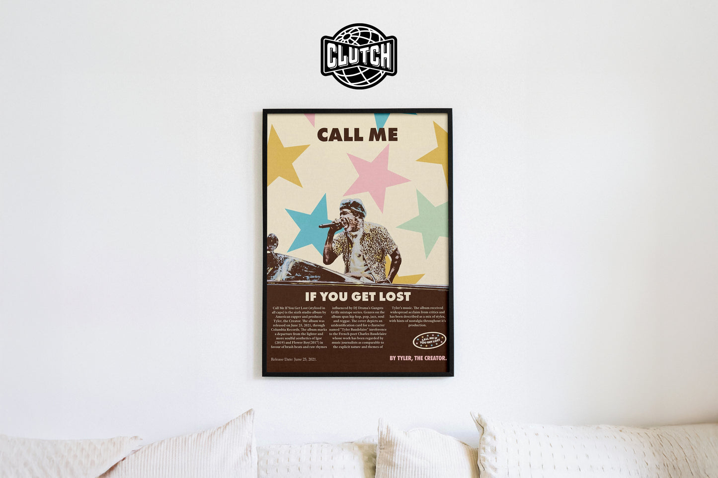Tyler The Creator 'Call Me' Poster