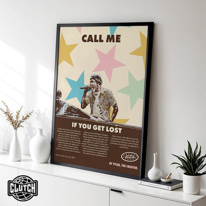 Tyler The Creator 'Call Me' Poster