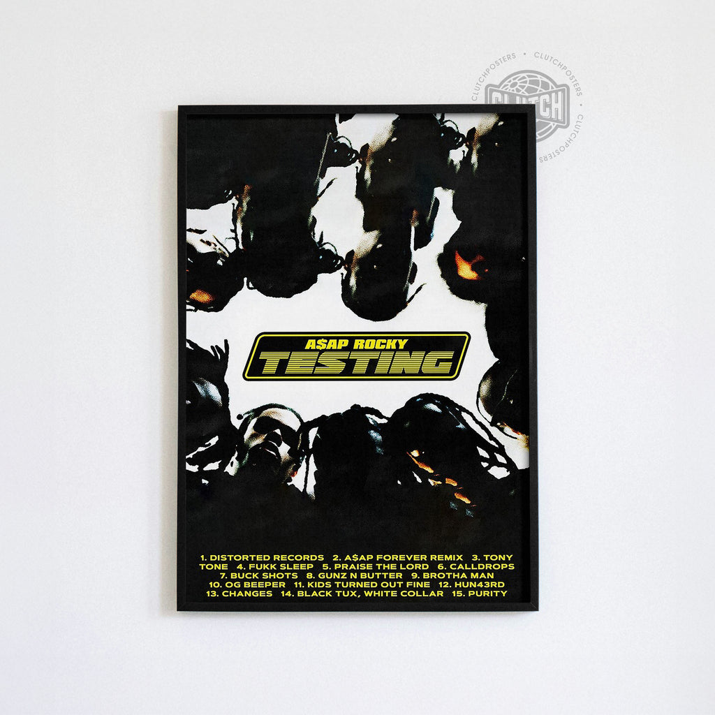 Asap Rocky 'Testing' Poster