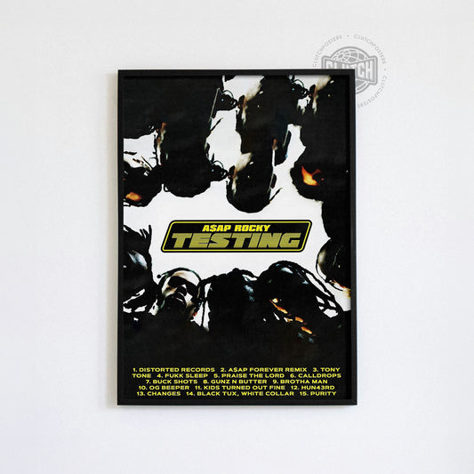 Asap Rocky 'Testing' Poster