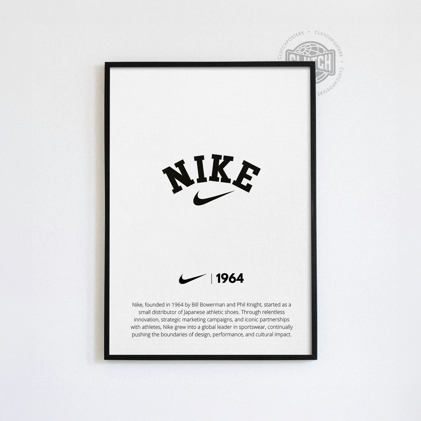 Nike Founded In 1964 Poster