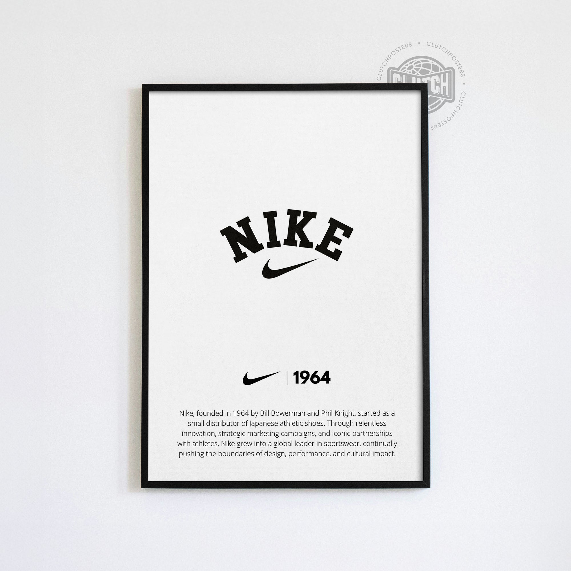 Nike Founded In 1964 Poster