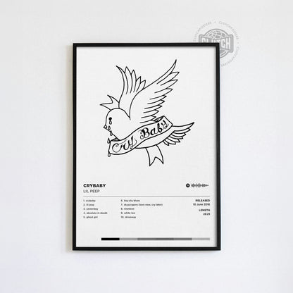 Lil Peep 'Cry Baby' Album Poster
