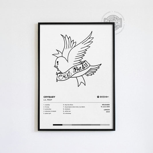 Lil Peep 'Cry Baby' Album Poster