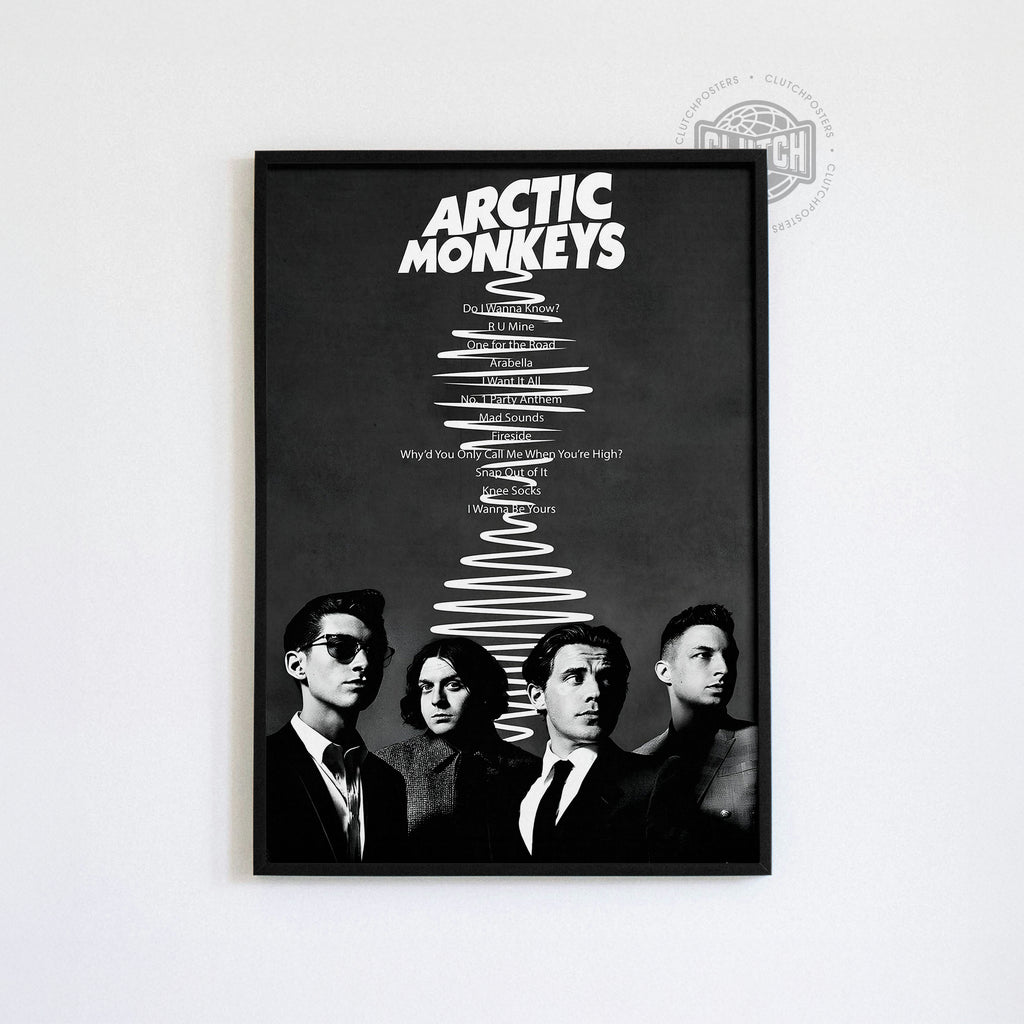 Arctic Monkeys Tracklist Poster