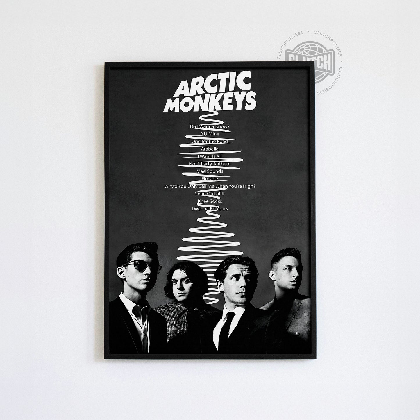 Arctic Monkeys Tracklist Poster