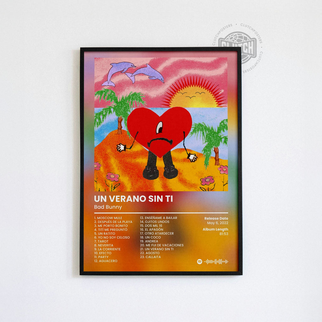 Bad Bunny 'Un Verano Sin Ti' Album Poster