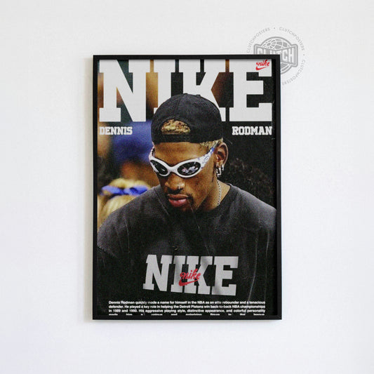 Nike Dennis Rodman Poster