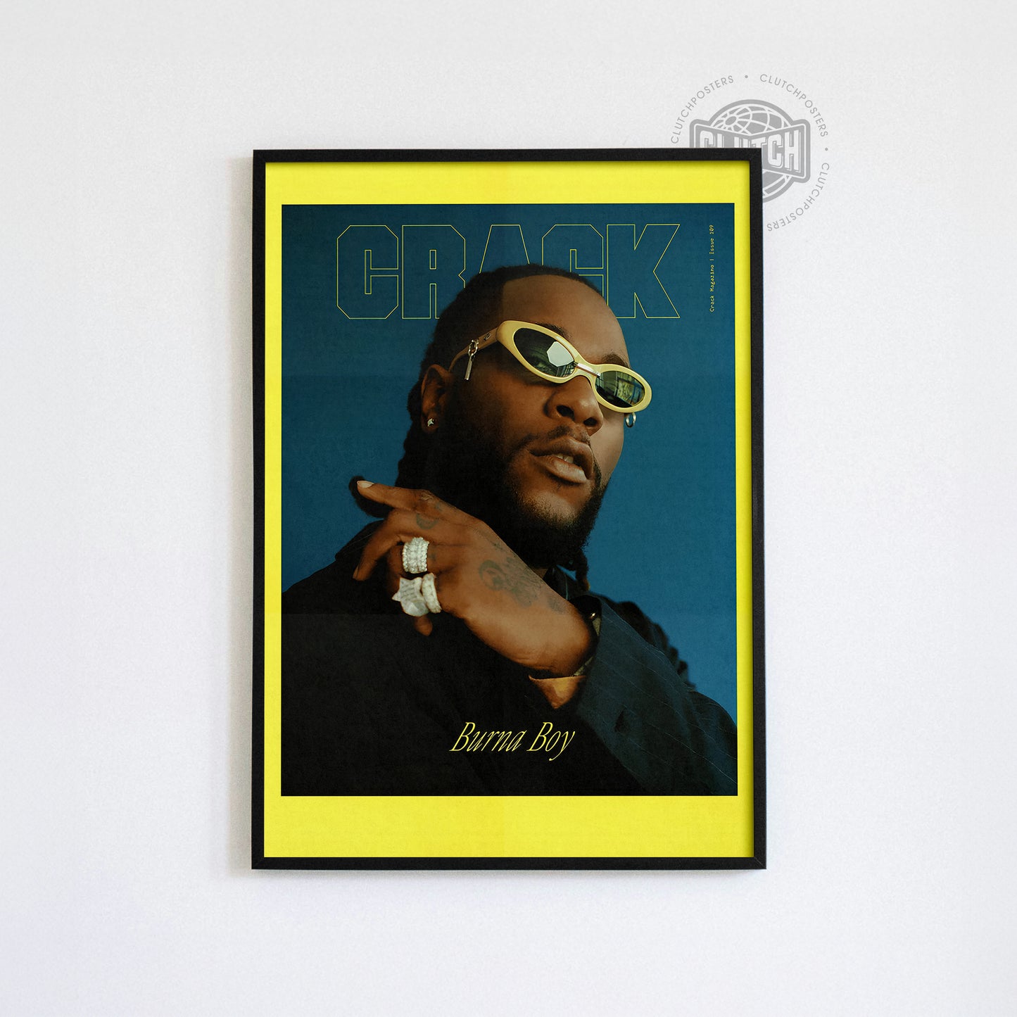 Burna Boy 'Crack Magazine' Poster