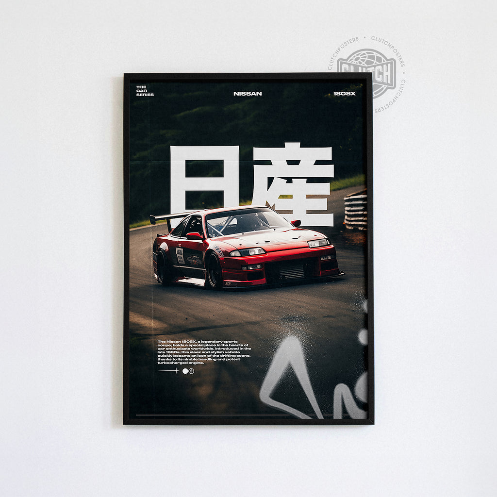 Nissan 180SX Poster