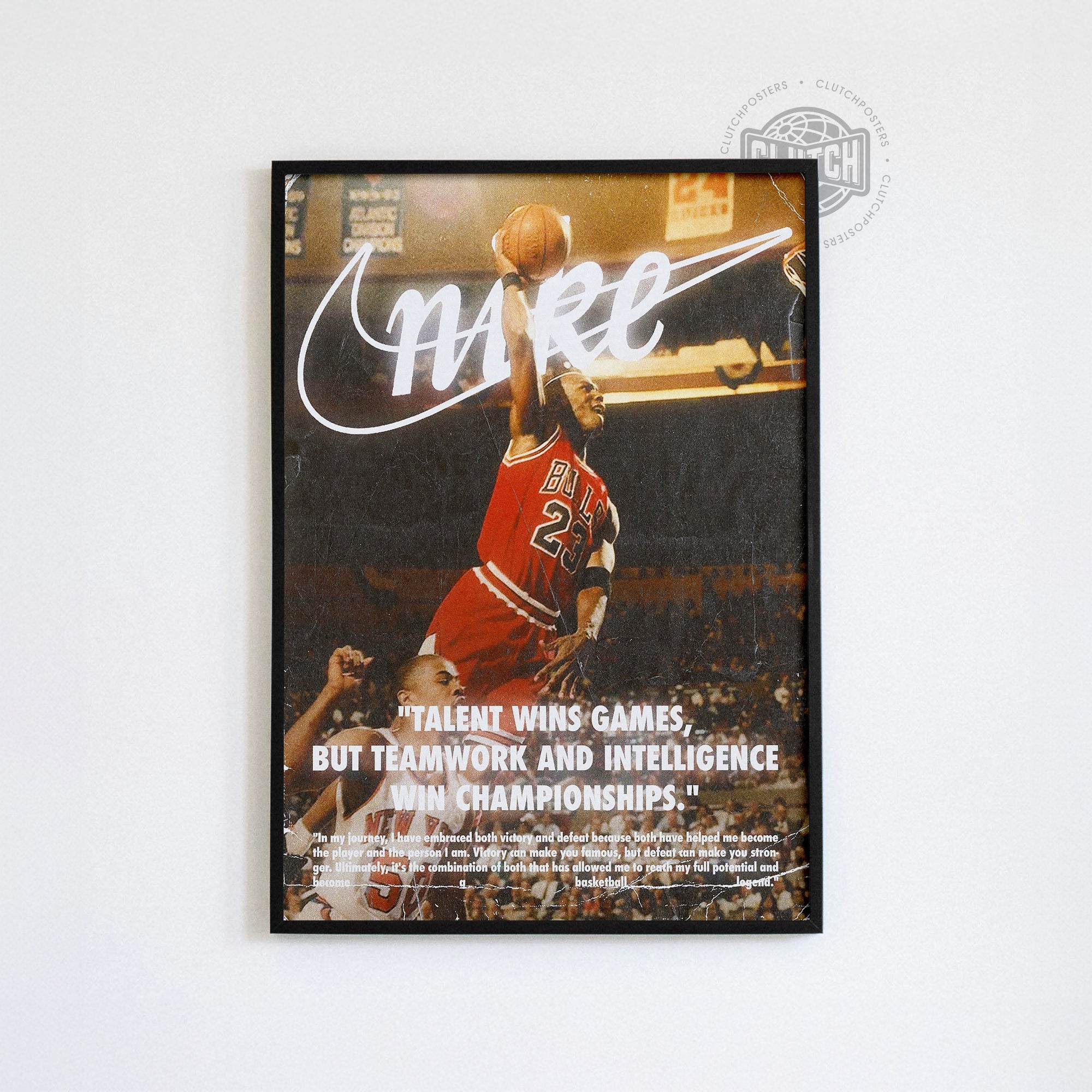 Michael Jordan 'Nike Dunk' Poster