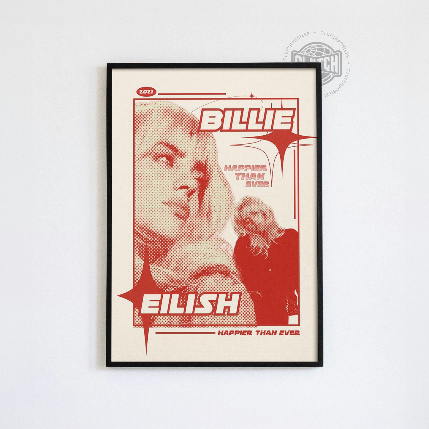 Billie Eilish 'Happier Than Ever' Poster