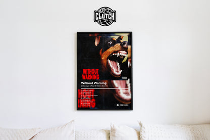 21 Savage 'Without Warning' Album Poster