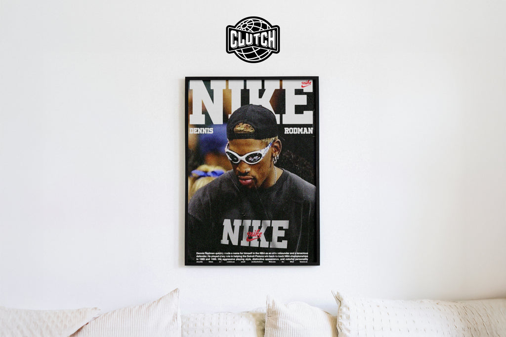 Nike Dennis Rodman Poster