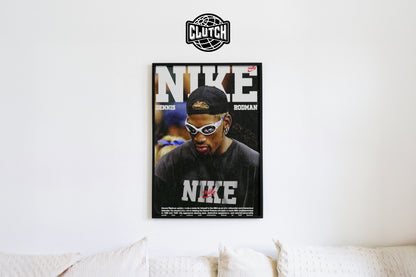 Nike Dennis Rodman Poster