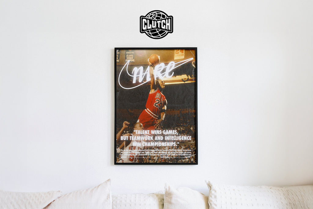 Michael Jordan 'Nike Dunk' Poster