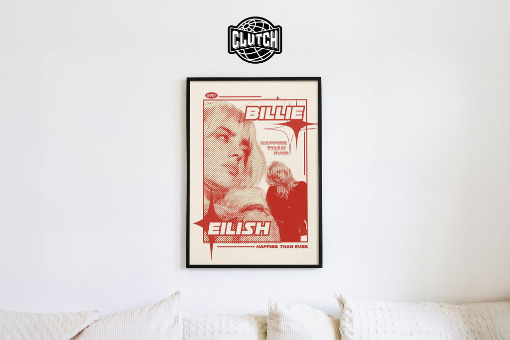 Billie Eilish 'Happier Than Ever' Poster