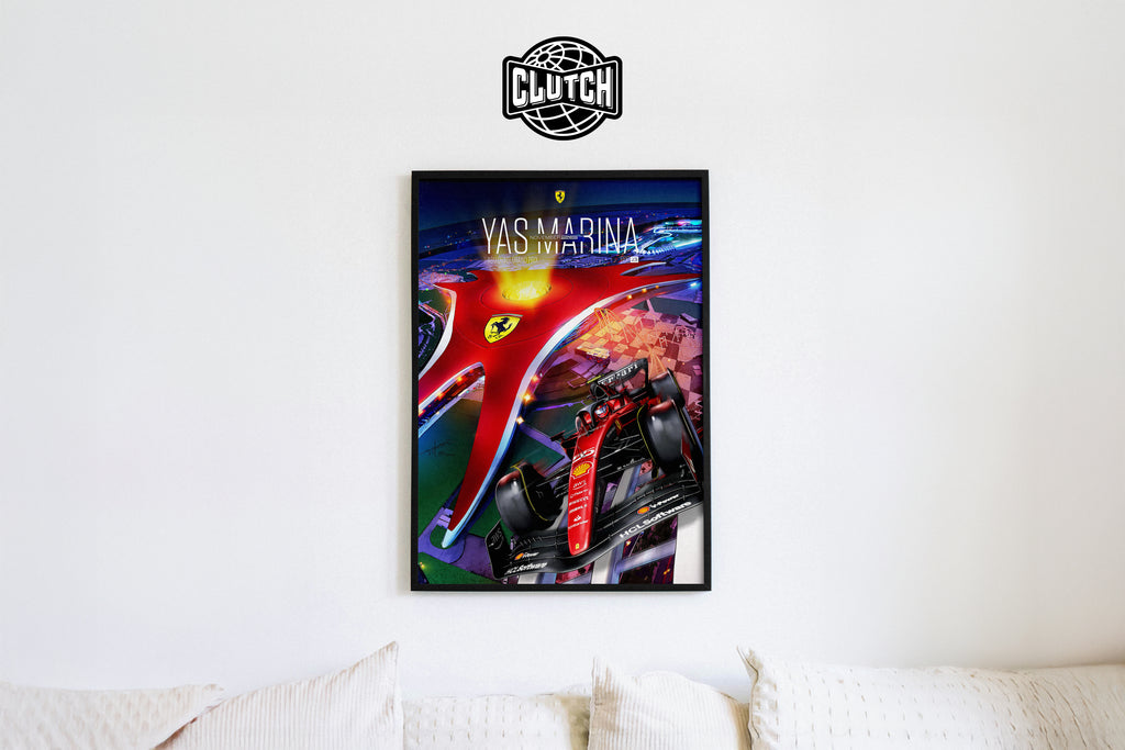 Abu Dhabi Grand Prix F1 Poster