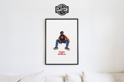 Brent Faiyaz - "F*** The World" Aesthetic Poster