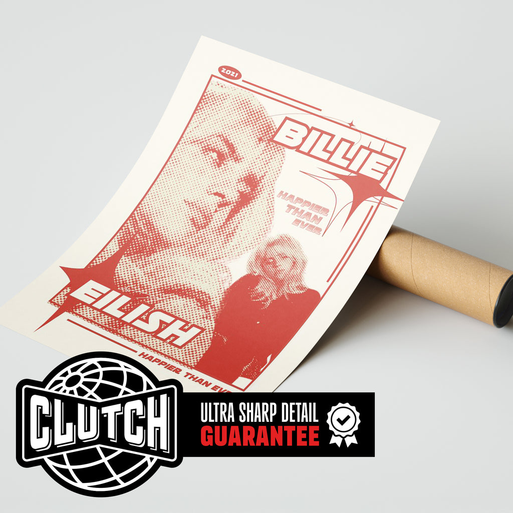 Billie Eilish 'Happier Than Ever' Poster