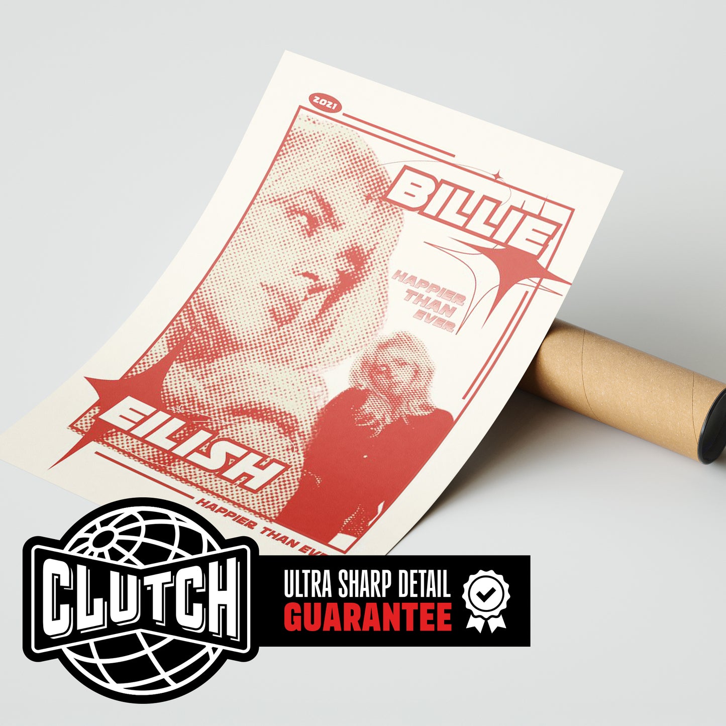 Billie Eilish 'Happier Than Ever' Poster