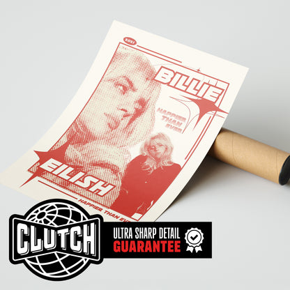 Billie Eilish 'Happier Than Ever' Poster