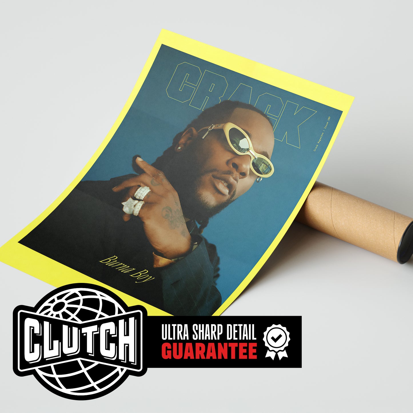 Burna Boy 'Crack Magazine' Poster