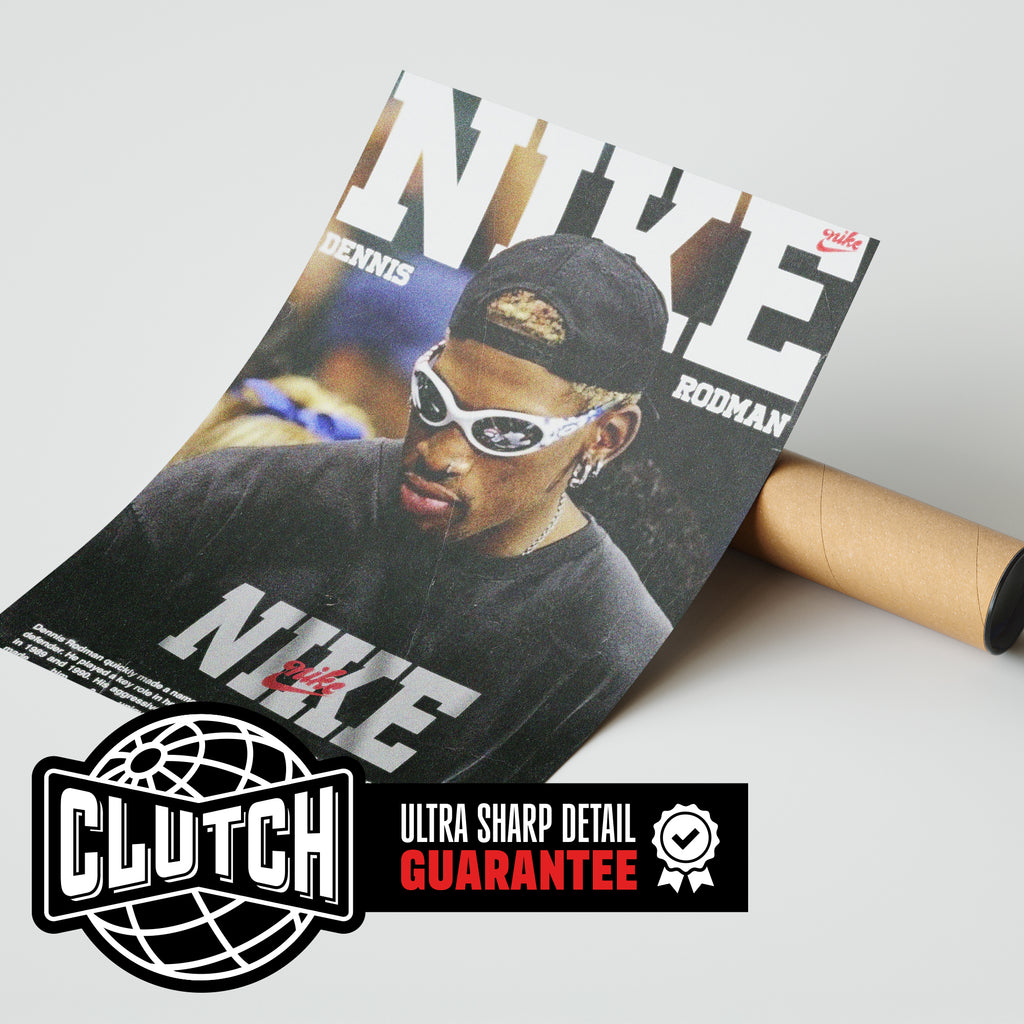 Nike Dennis Rodman Poster
