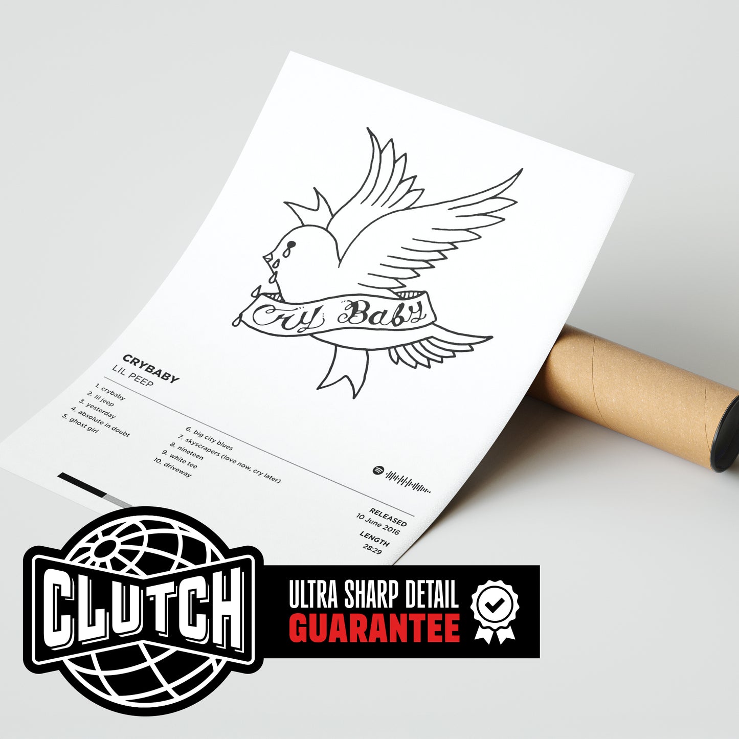 Lil Peep 'Cry Baby' Album Poster