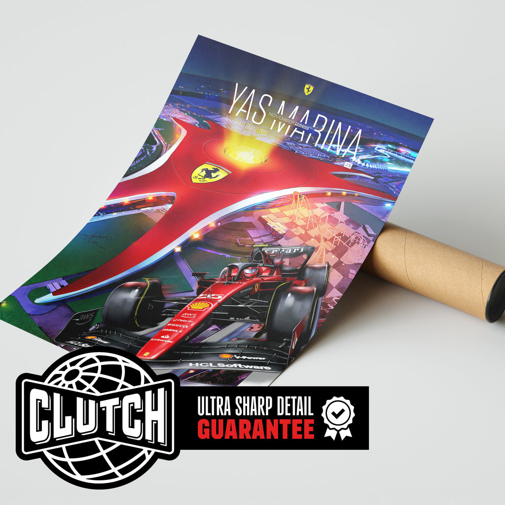 Abu Dhabi Grand Prix F1 Poster