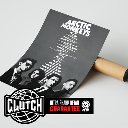 Arctic Monkeys Tracklist Poster