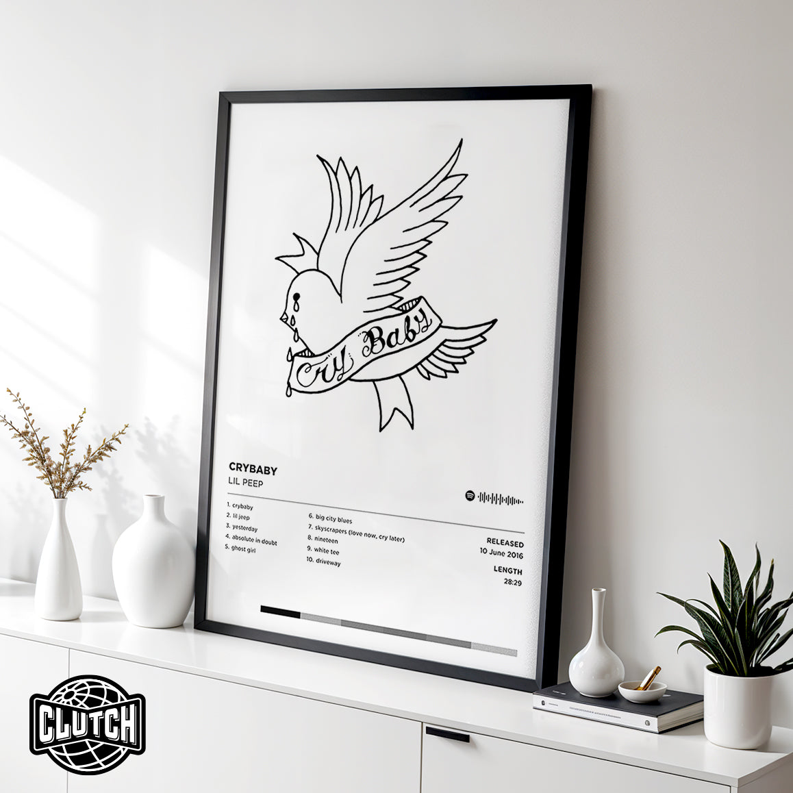 Lil Peep 'Cry Baby' Album Poster