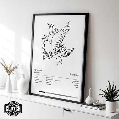 Lil Peep 'Cry Baby' Album Poster