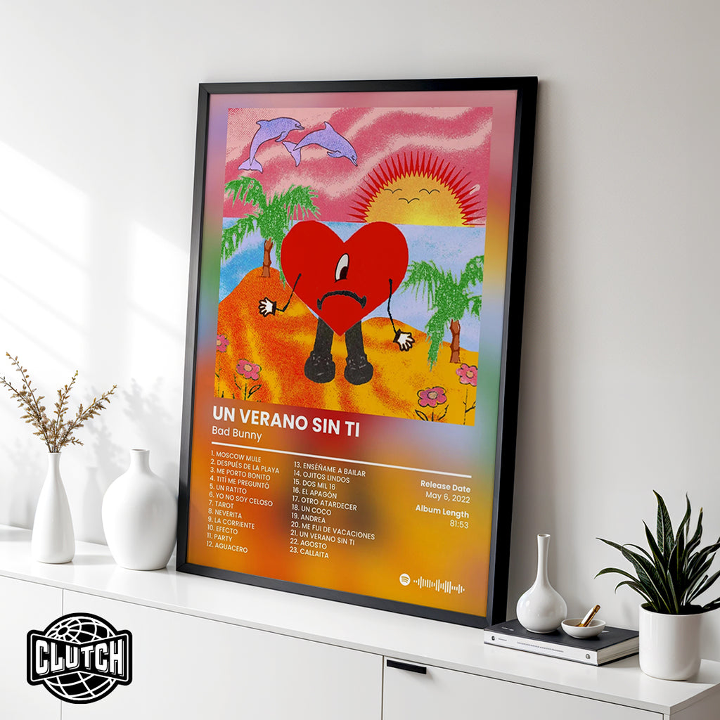 Bad Bunny 'Un Verano Sin Ti' Album Poster