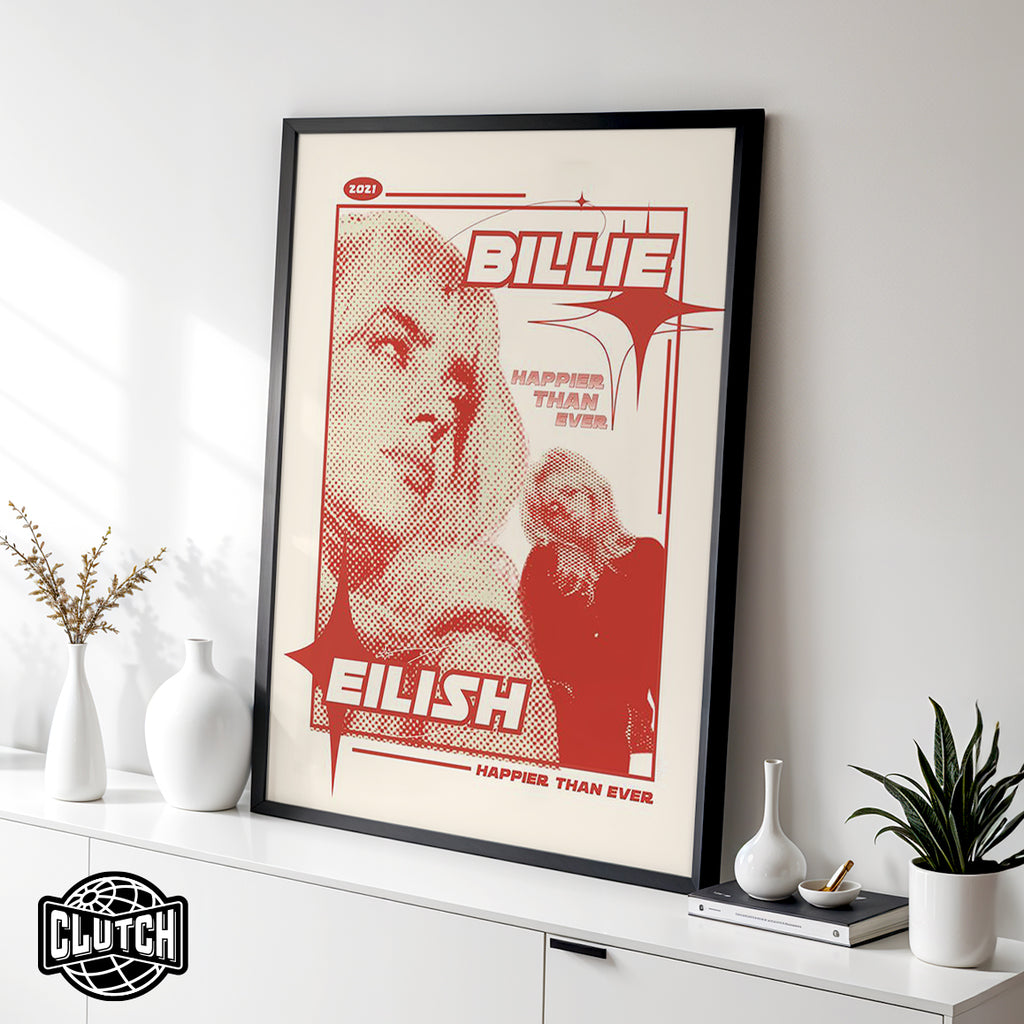 Billie Eilish 'Happier Than Ever' Poster