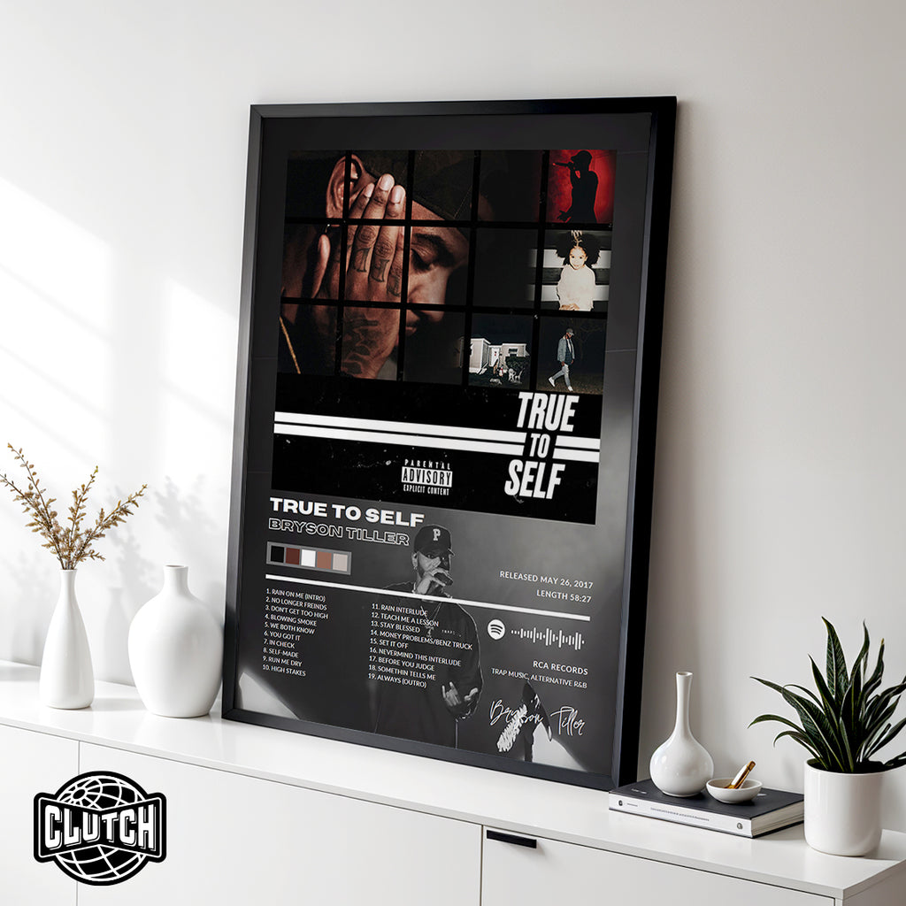 Bryson Tiller 'True To Self' Album Poster
