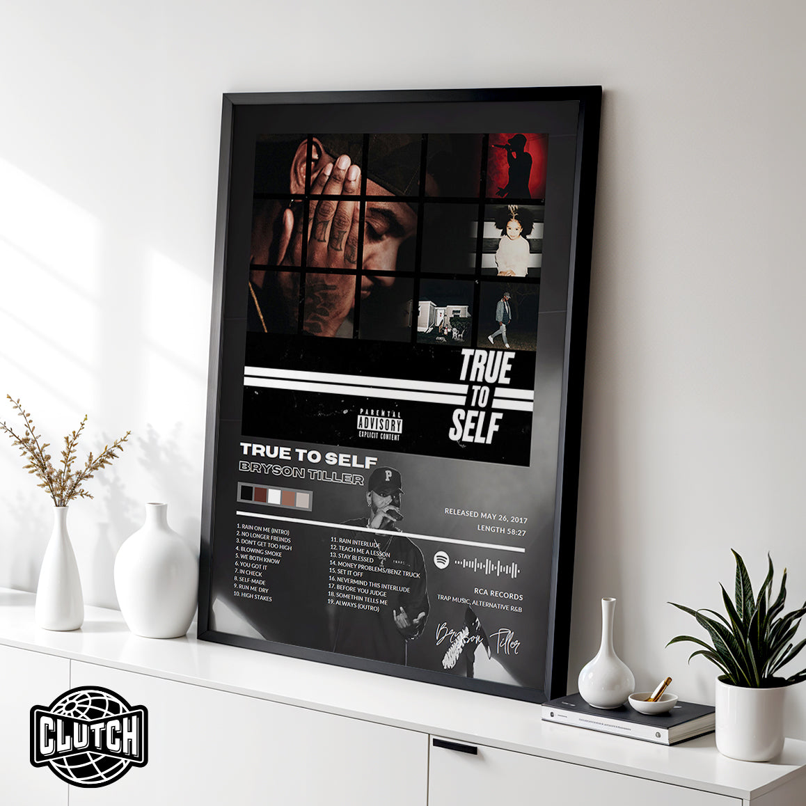 Bryson Tiller 'True To Self' Album Poster