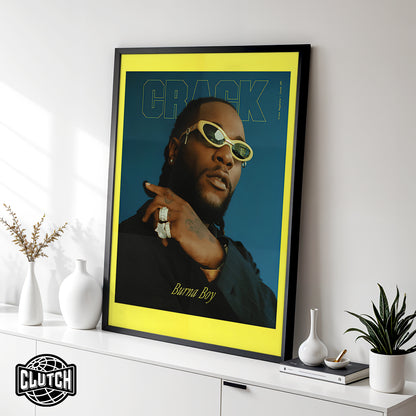 Burna Boy 'Crack Magazine' Poster