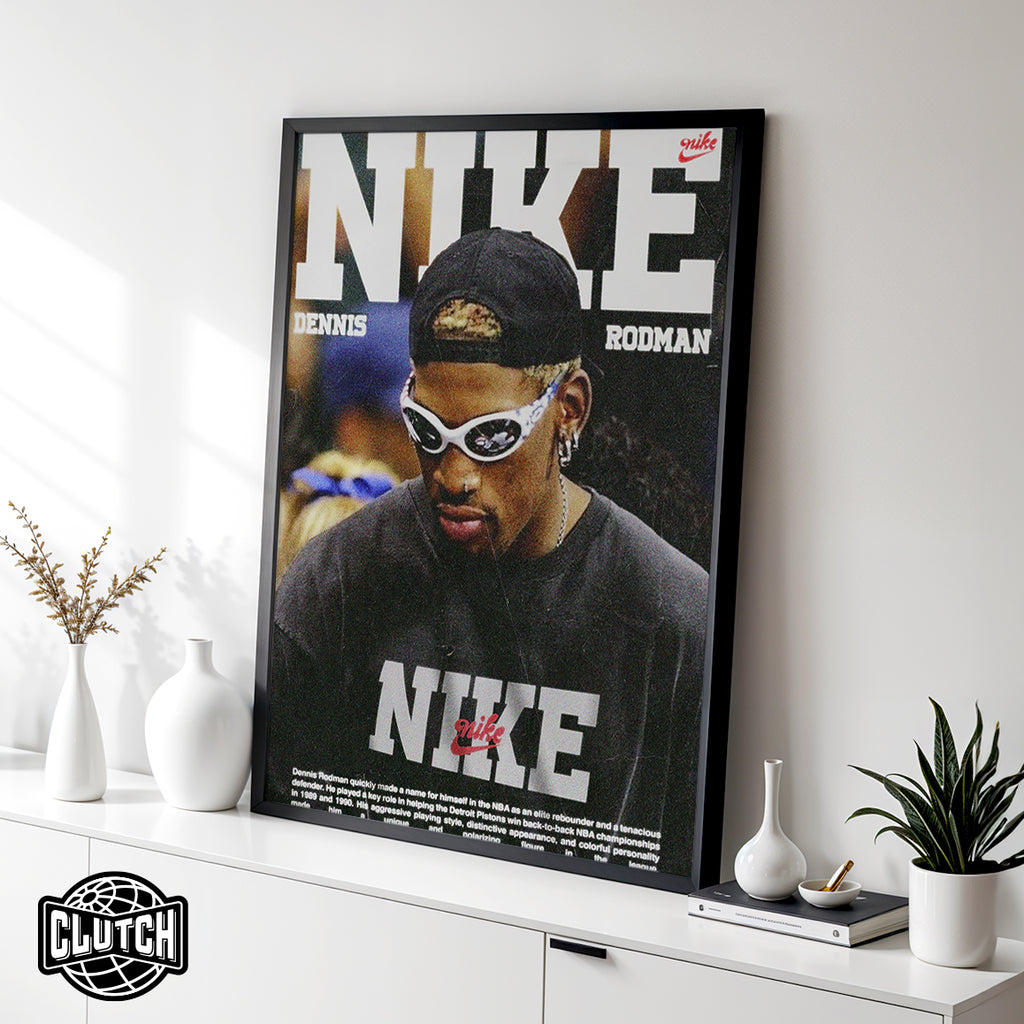 Nike Dennis Rodman Poster